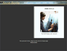 Tablet Screenshot of anne-boille.com